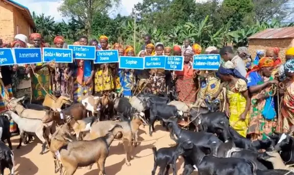 Nachhaltig Glück gehabt - Ziegenspende nach Burkina Faso und Burudi